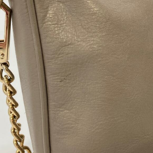 REBECCA MINKOFF TAUPE LEATHER GOLD STUD CROSSBODY BAG( ASIS) - Picture 2 of 16